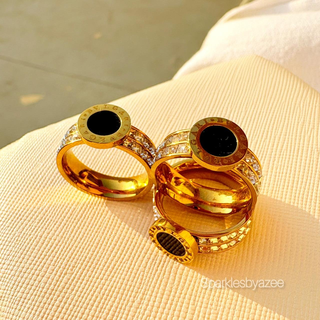 Bvlgari Studed Ring - 18K Gold Plated